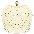 Zulay (71 Pouces) Couverture Tortilla Géante Double Face - Grande Couverture Tortilla Nouveauté pour Adultes et Enfants - Couverture Tortilla Ronde en Flanelle Douce pour Voyage, Maison et Plus