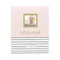 Pearhead Hello Beautiful, First 5 Years Baby Memory Book with Photo Insert, Pink