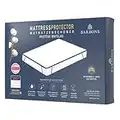 BARBONS Protege Matelas 90x190 cm - imperméable, Housse Matelas, Anti-Punaise de lit, alèse Matelas, pour Incontinence, Lavable, Respirant (90x190 cm) White