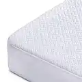 Hanherry 100% Waterproof Mattress Protector Queen Size, Bamboo Mattress Cover 3D Air Fabric Cooling Mattress Pad Cover Smooth Soft Breathable Noiseless Washable, 8''-21'' Deep Pocket