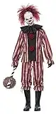 Men's Nightmare Clown Costume Large Red