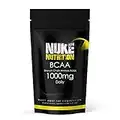 Nuke Nutrition BCAA Capsules | 60 Capsules 1000mg | Advanced Essential Amino Acids Supplement to Build Lean Muscle | Boost Recovery, Muscle Building & Growth | Leucine, Isoleucine & Valine | Vegan