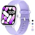 HENGTO Fitness Tracker Watch for Kids, IP68 Waterproof Kids Smart Watch with 1.4" DIY Watch Face 19 Sport Modes, Pedometers, Heart Rate, Sleep Monitor, Great Gift for Boys Girls Teens 6-16 (Purple)