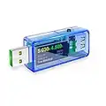 USB 3.0 Tester Messgerät 3.7-32V 0-5.1A Strommessgerät, USB Digital Spannungsprüfer Multimeter Spannung Voltmeter Power Meter, Leistungskapazität, Temperatur, Arbeitszeit-Detektor