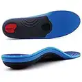 TOPSOLE Orthotic Insoles Plantar Fasciitis Insoles Arch Support Insoles for Flat Feet,Foot Pain, High Arches,OverPronation,Metatarsalgia,Heel Pain, Insoles for Men and Women (UK-7-26cm, Blue Color)