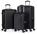 CABIN GO 5513 – Set di 3 valigie - bagaglio a mano da 55 cm, valigia media da 65 cm, valigia grande da 76 cm, in ABS rigido.