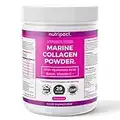 Hydrolysed Marine Collagen Peptides Powder with Hyaluronic Acid, Biotin, Vitamin C & B Vitamins – 10,000mg Collagen – Type 1 & 3 Pure Naticol >99%, Odourless, Unflavoured (300g) - Nutripact