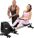 Miweba Sports Rudergerät MR200 | Rudermaschine klappbar - Fitnessgerät - Magnetbremse - 8 Widerstandsstufen - Heimtrainer - Krafttraining - Rudergeräte für Zuhause - Sportgerät - Rowing Machine