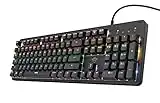 Trust Gaming Mechanische Gaming Tastatur GXT 863 Mazz - Mechanische Outemu Red Schalter, Deutsches QWERTZ Layout, 14 Farbmodi, USB Plug & Play, PC/Laptop, Schwarz