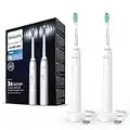 Philips Sonicare Serie 3100 Spazzolino Elettrico Sonico, Tecnologia Sonica, Bianco (Modello HX3675/13)