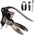 Wine Opener Set Corkscrew, Bottle Opener with Stand Rabbit Style Corkscrew