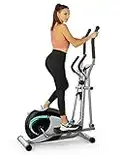 Dripex Cross Trainers Magnetic Elliptical Machine (2023 New Upgraded), 8 Level Adjustable Resistance 6KG Flywheel, Pulse Sensor, LCD Monitor, iPad Holder Exercise Equipment for Home/Gym Use