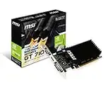 MSI GT 710 2GD3H LP Carte Graphique Nvidia GT710 954 MHz 2048 Mo PCI Express Noir