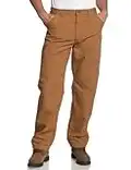 Carhartt Men's Washed Duck Work Dungaree Pant,Carhartt Brown,36W x 30L