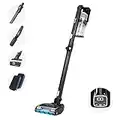 Shark Cordless Stick Vacuum Cleaner [IZ320UK] Anti Hair Wrap, PowerFins, Twin Battery, Black