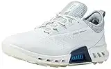 ECCO Biom C4, Zapatos de Golf Hombre, White/Concrete, 43 EU