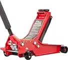 Big Red AT84007R Torin Hydraulic Low Profile Service/Floor Jack with Dual Piston Quick Lift Pump, 4 Ton (8,000 lb) Capacity, Red