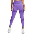 Ducomi Lia Leggings Femme, Leggins Taille Haute - Vêtements de Sport et de Sport à Domicile - Pantalon de Contrôle des Fesses et de l'abdomen, Extensible pour Le Yoga, Pilates (Violet, EU XS)