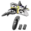 KKnoon Avion Teledirigido, 2.4GHz 6CH Avión RC EPP Avion Teledirigido, Control Remoto Planeador de avión de ala Fija RC, Avion Teledirigido Juguetes para Adultos Niños