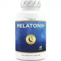 Melatonin - 365 Tabletten - 0,5 mg pro Tagesdosis (1/2 Tablette) - Laborgeprüft - Ohne unerwünschte Zusätze - Hochdosiert - Vegan