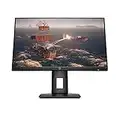 HP X24ih Gaming Monitor - 24 Zoll Bildschirm, Full HD IPS Display, 144Hz, AMD FreeSync Premium, HDMI, DisplayPort, 1ms Reaktionszeit, VESA Mount 100 x 100mm, 99% sRGB, höhenverstellbar) schwarz