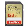 SanDisk 128GB Extreme SDHC card + RescuePro Deluxe up to 180 MB/s UHS-I Class 10 U3 V30 for Smartphone