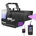 beamz RAGE 1800 DJ Smoke Machine Fog Mist Effect LED DMX Timer & Wireless Remote 3.5L 1800W