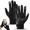 YISKY Gants d'hiver, Gants de Cyclisme, Gants écran Tactile Sport, Gants Thermiques antidérapants, Gants d'hiver Homme et Femme pour Sports Course Conduite VTT Escalade Randonnée Camping