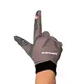 BARNETT FRG-03 Gants de Football américain de Pro Receveur, RE,DB,RB Gris (XL)