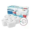 TM Electron TMFIL004+ Pack de 4 a 8 Meses compatibles con Las jarras Brita Maxtra+, 1 Filtro purifica de 100 a 200 litros de Agua, Blanco, 4 Unidades