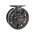 Aventik Center Drag System Classic III Graphite Large Arbor Fly Fishing Reel Sizes 3/4, 5/6, 7/8 (5/6)