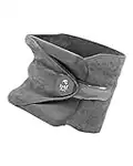 trtl Travel Pillow grey | space-saving neck pillow for relaxing travel on the plane, car & bus | holds neck in ergonomic position | machine-washable
