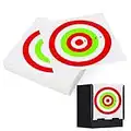 Airsoft Shot Paper Target 5.5" x 5.5" Archery Paper Target for Metal Box BB Pellet Catcher Target Holder Gamo Cone Traps Air Rifle/Airsoft Pistol, Pack of 100