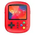 Budstfee Handheld-Spielekonsole, Mini-Videospielkonsole Handheld Retro Games Player mit integrierten 620 Spielen EIN Spieler Red