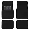 Motor Trend Premium Inter-Lock Backing Carpet Car Floor Mats - Front & Rear, Thick & Durable Auto Protection, Fits Most Cars Truck SUV Coupe Sedan