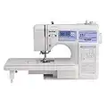 Brother HC1850 Computerized Sewing and Quilting Machine with 130 Built-in Stitches, 9 Presser Feet, Sewing Font, Wide Table, and Instructional DVD