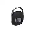 JBL Clip 4 - Bluetooth portable speaker with integrated carabiner, waterproof and dustproof, in black