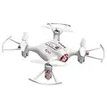 Cheerwing Syma X20 Mini Drone for Kids and Beginners RC Nano Quadcopter with Auto Hovering 3D Flip(White)