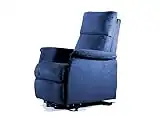 Gima - Fauteuil Arianna 2 moteurs, Élévateur et Inclinable, Soulever des Personnes, avec Télécommande, Couleur Bleu, avec Repose-Jambes Élévable Extra, Charge Max 150 Kg