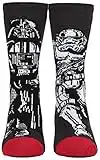 HEAT HOLDERS SOCKSHOP Mens 1.6 TOG Lite Star Wars Darth Vader and Stormtrooper Thermal Socks Pack of 1 Black 6-11