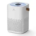 Airthereal ADH70 HEPA Filter Air Purifier for Desktop, Bedroom and Car with Sleep Mode, Removes Allergies, Dust, Pollen, Smoke and Odor, Type-C USB power cable, Day Dawning, White