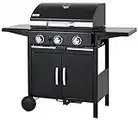 tepro Gasgrill Mayfield 3, 3 Edelstahl-Brenner je ca. 3 kW, Grillfläche: ca. 55 x 44 cm