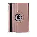 Mobistar iPad Mini Case, Case for iPad Mini 1/2/3, 360 Degree Rotating iPad mini rotating case, Apple iPad Mini Cover with Multiple Viewing Angles (Rose Gold)