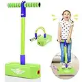 Toyzey Boy Toys Age 3-12, Pogo Stick 3-12 Year Old Girls Toys Birthday Xmas Gifts for 3-12 Year Old Boys Girls Gift Age 3-12 Fun Games for Kids Toys for 3-12 Year Old Bright Green