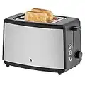 WMF Bueno Edition Toaster 2 Scheiben Edelstahl, Doppelschlitz Toaster mit Brötchenaufsatz, 2 Scheiben, 7 Bräunungsstufen, 800 W, edelstahl matt