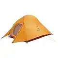 Naturehike Cloud-Up Ultralight Backpacking Camping Tent 1 and 2 Person with Footprint -210T Polyester Coated Backpack Dome Tents 3 Season All Weather Free Standing Lightweight Tent