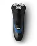 Philips Norelco Rasoir électrique Shaver 2100 s1560/81 Rotation Tondeuse Noir, Bleu (Batterie, Li-Ion de lithium, rotation, noir, bleu, ergonomique, SH30)