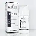 Peeling Viso Con Acido Mandelico Acido Salicilico Acido Glicolico Maxi Formato 100 ml | Esfoliante Viso Illuminante Pulizia Profonda Contro Acne Brufoli e Punti Neri | Peeling Chimico Viso