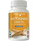 Simply Pure Nattokinase Capsules x 90, 500mg, 100% Natural, Gluten Free, GM Free and Vegan.