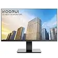 KOORUI 22 Inch Computer Monitor, FHD 1080P VA Desktop Display, 75HZ Ultra Thin Bezel/Eye Care/Ergonomic Tilt, HDMI VGA Ports LED Monitor for PC, VESA Mounting